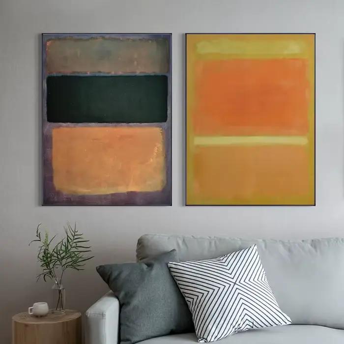 Peinture sur toile abstraite Mark Rothko