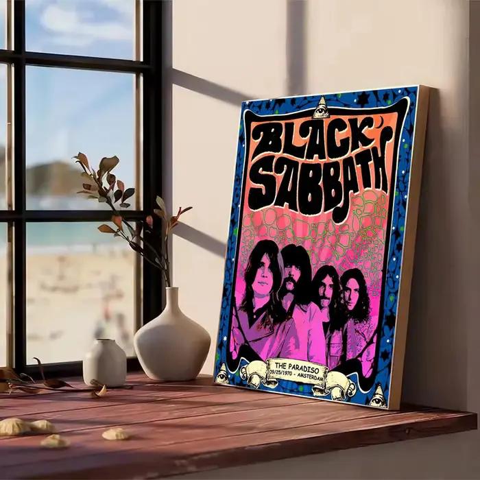Affiche décorative de groupe de rock B-Black Sabbaths