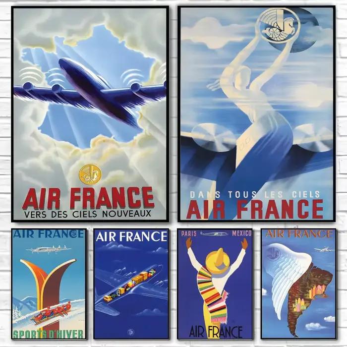 Affiche de voyage vintage Air France
