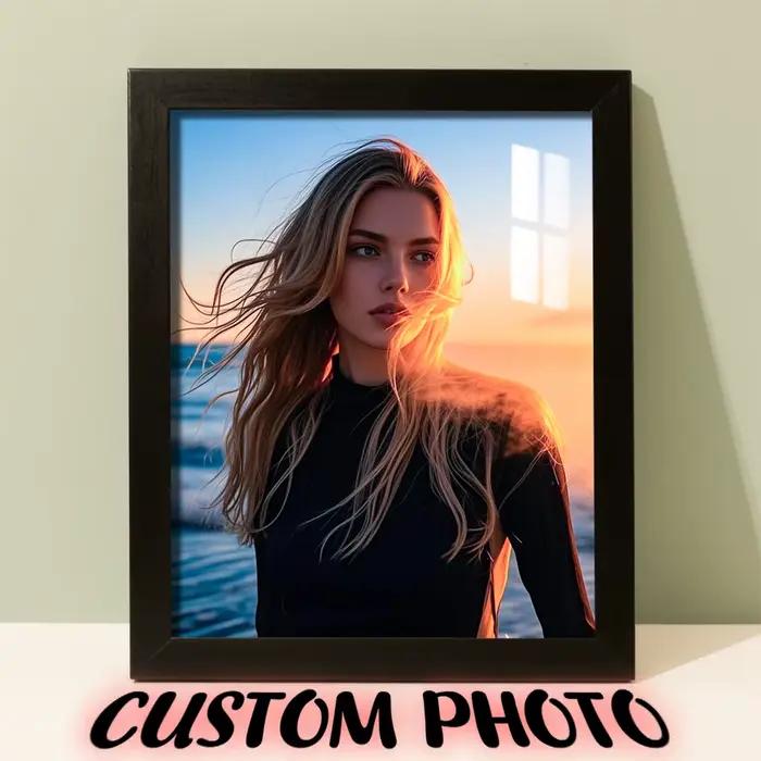 Cadre photo d'image personnalisé 1 pièce