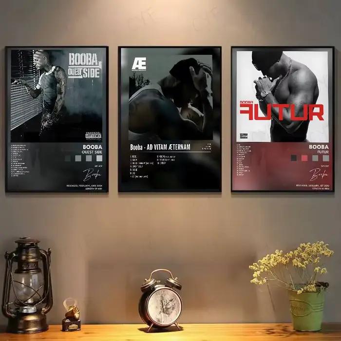 B-Booba chanteur affiche mur art impression art adapté pour salon chambre bar