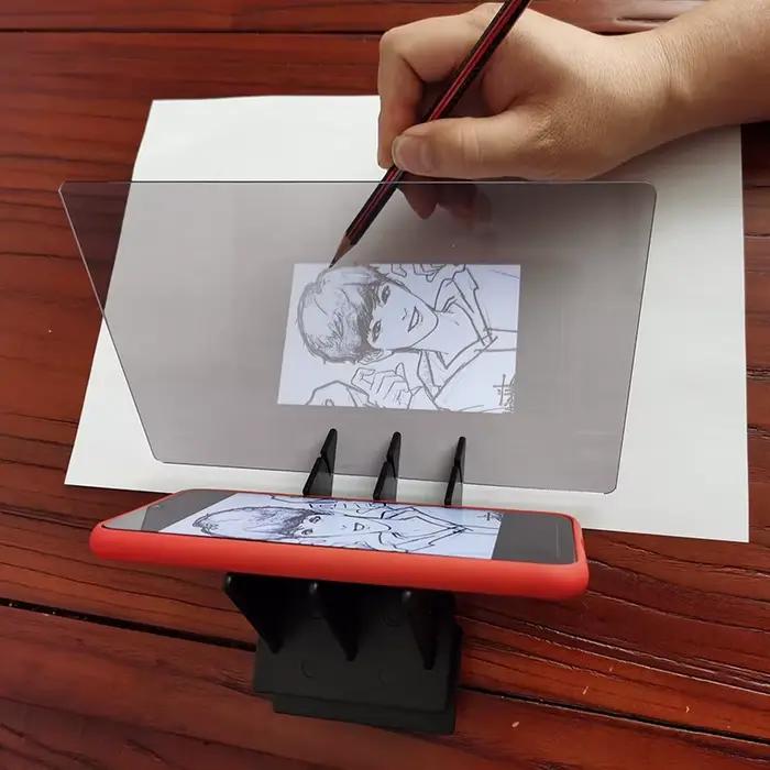 Planche à peinture, idéale pour les artistes et les amateurs-ensemble d'outils de dessin et de croquis créatifs avec fournitures d'art pour tableau de Projection