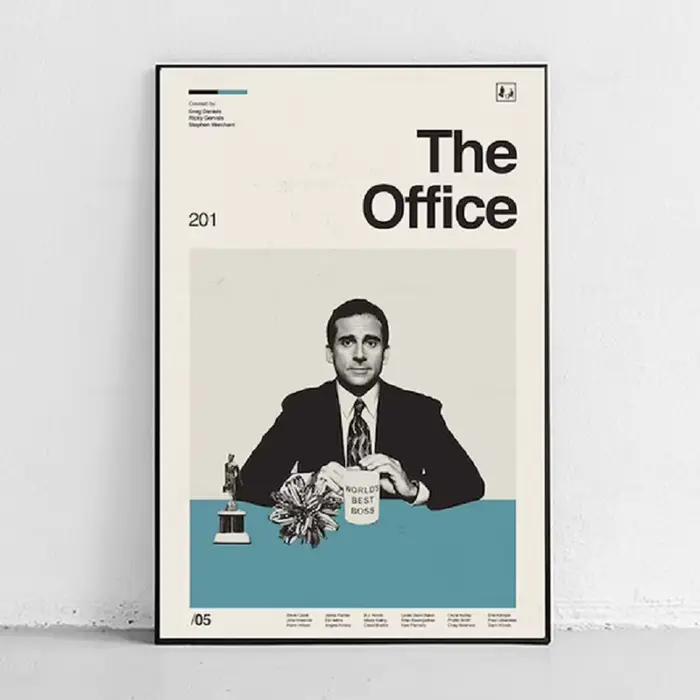 Affiche de bureau, émission de télévision