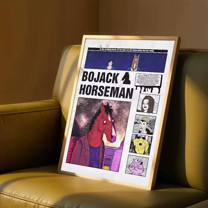 Affiches vintage classiques Anime B-BoJack Art Horseman