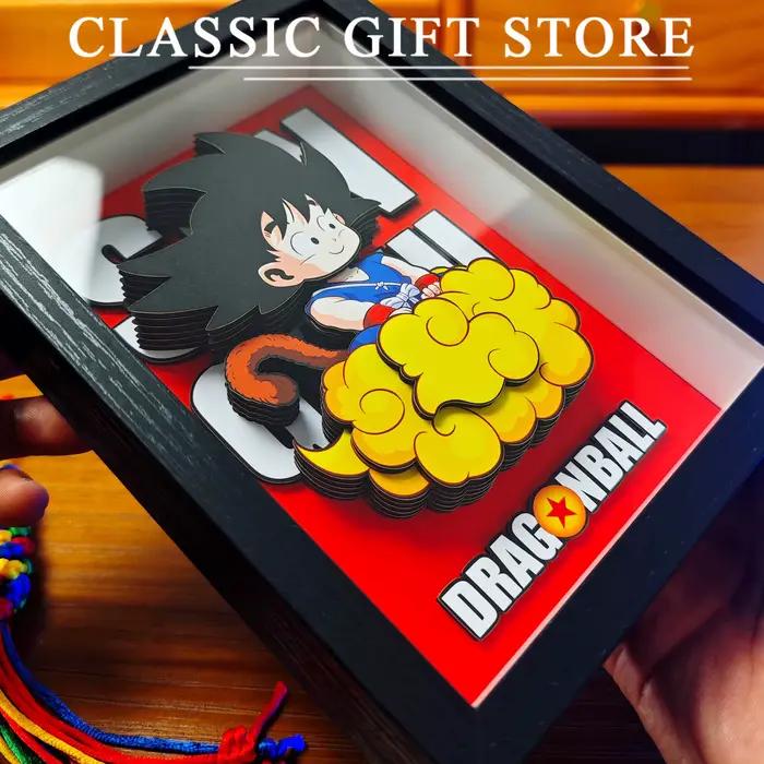 Peinture décorative 3D de dessin animé Son Goku