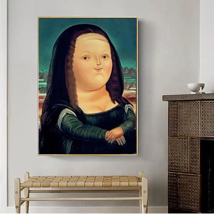 Peinture sur toile d'art célèbre de Fernando Botero