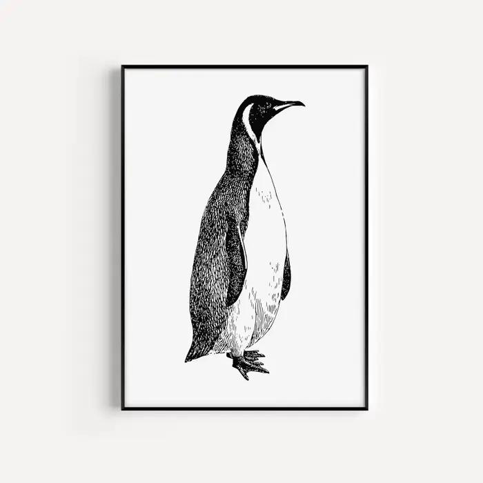 Impression Pop Art Pingouin