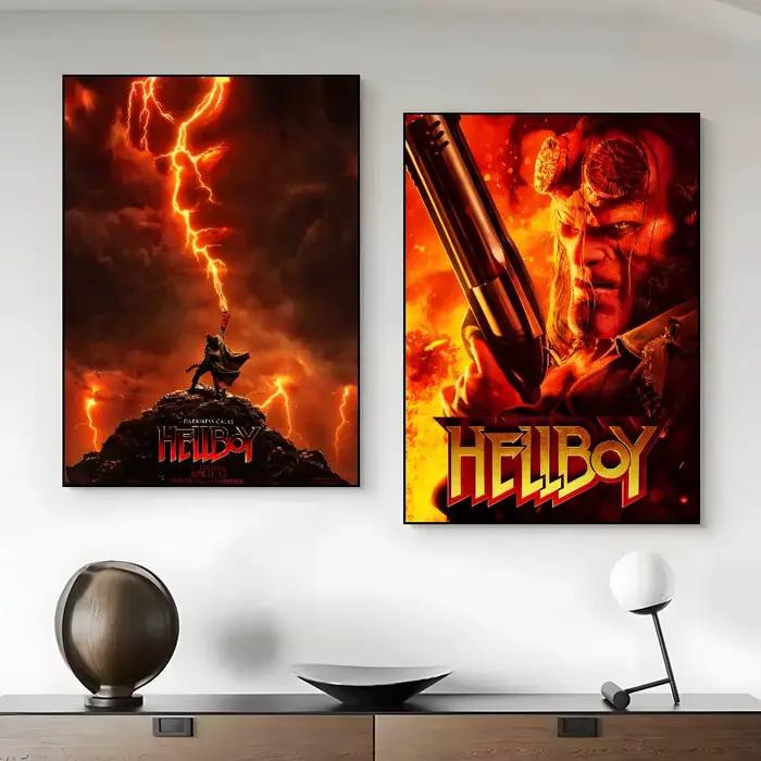 Affiche de film d'horreur classique Hellboy
