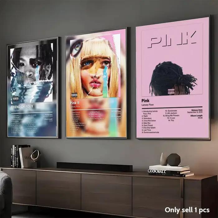 L-Lancey F-Foux Peinture Calligraphie Toile de Coton Affiche Murale Impression HD Décoration Moderne pour la Maison