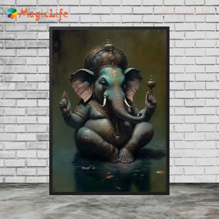 Affiches murales de Religion indienne Ganesha dieu hindouisme