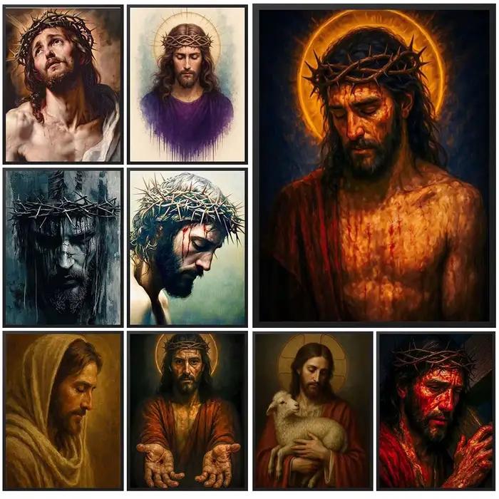 Affiche murale de Religion catholique du christianisme de jésus