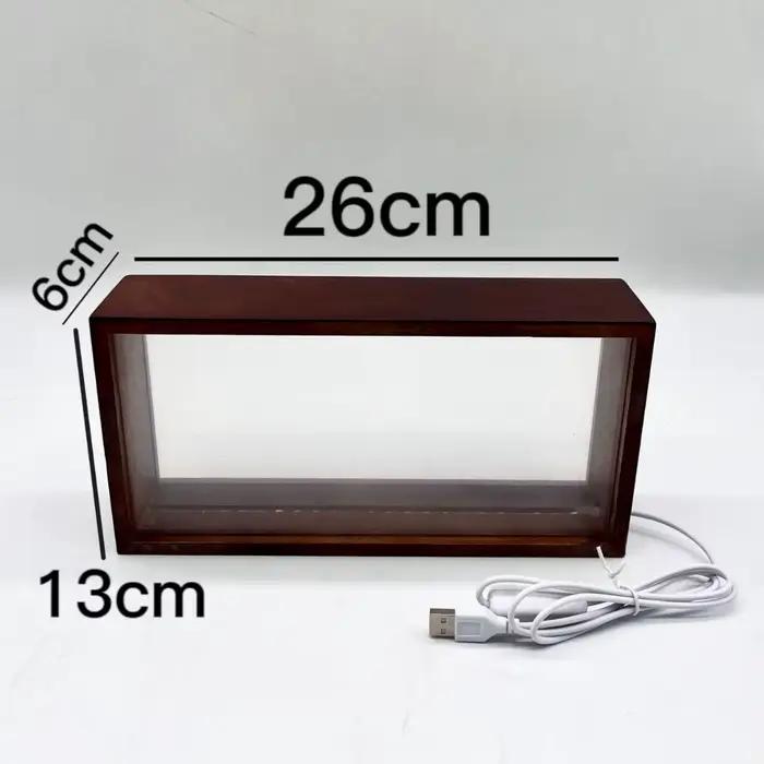 Aqumotic – cadre Photo vierge avec lumière LED