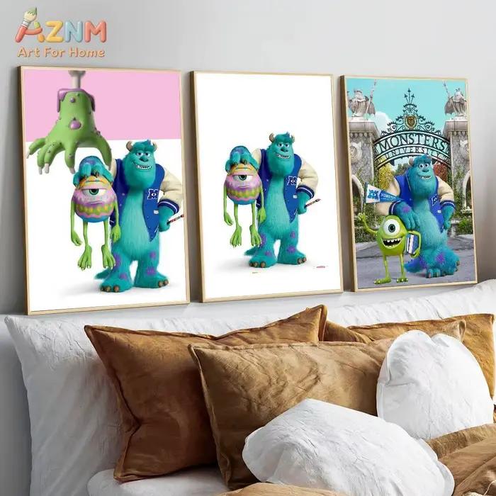 Affiche de dessin animé M-Monsters I-Inc.