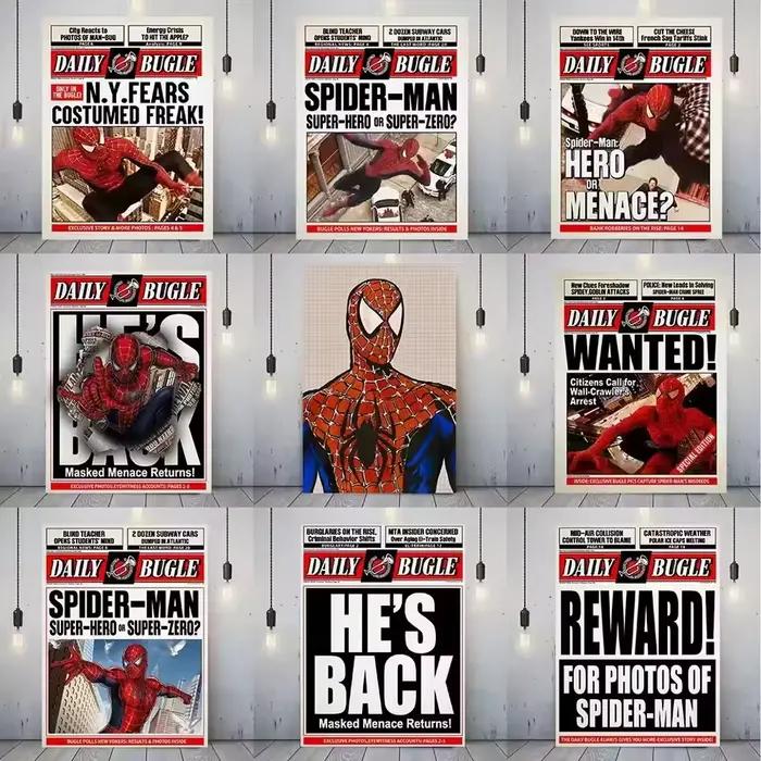 Affiche de super-héros Marvel