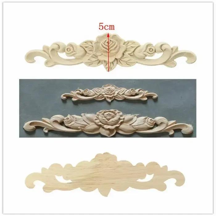 Applique de meubles en bois sculpté