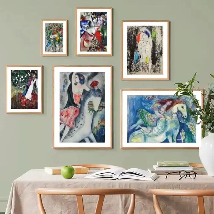 Art mural minimaliste scandinave