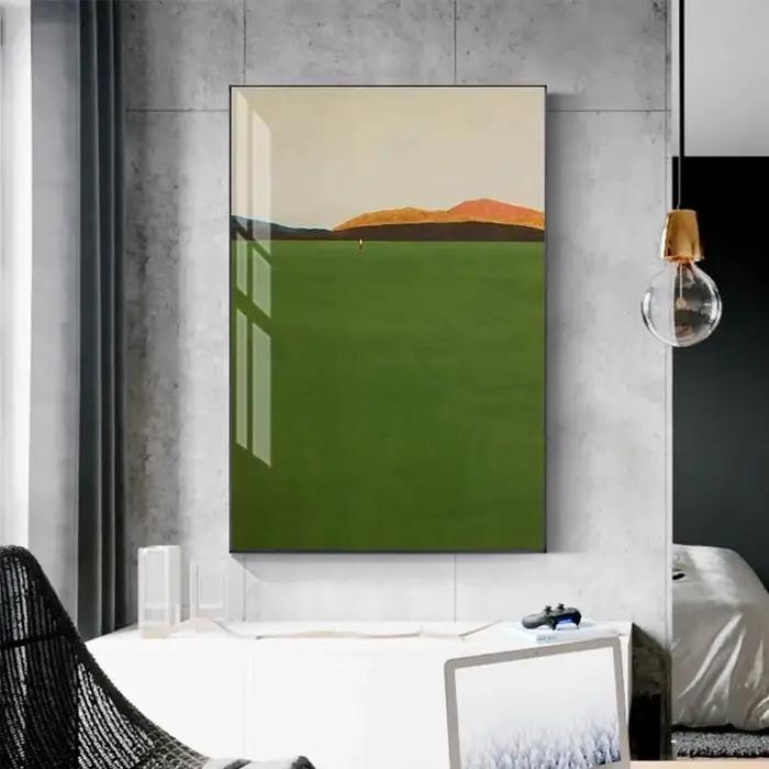Peinture sur toile de paysage abstrait