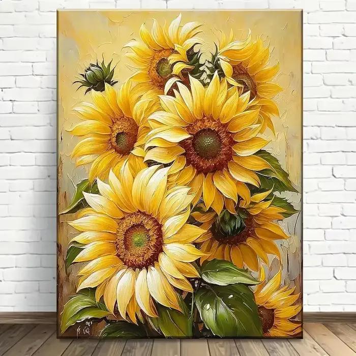 Affiche et impressions de tournesols jaunes vifs