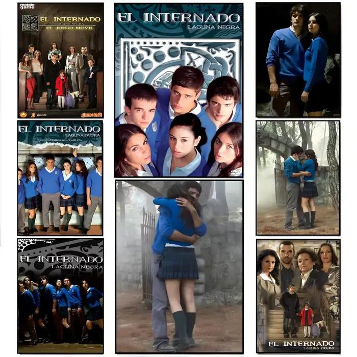 Affiche classique de la série télévisée espagnole E-El internado
