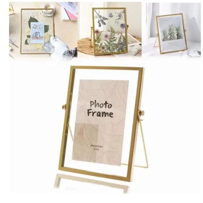 Cadre photo en verre transparent