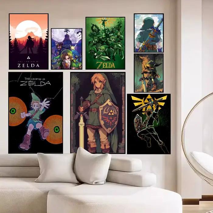Affiche de jeu vidéo Legend Zeldas