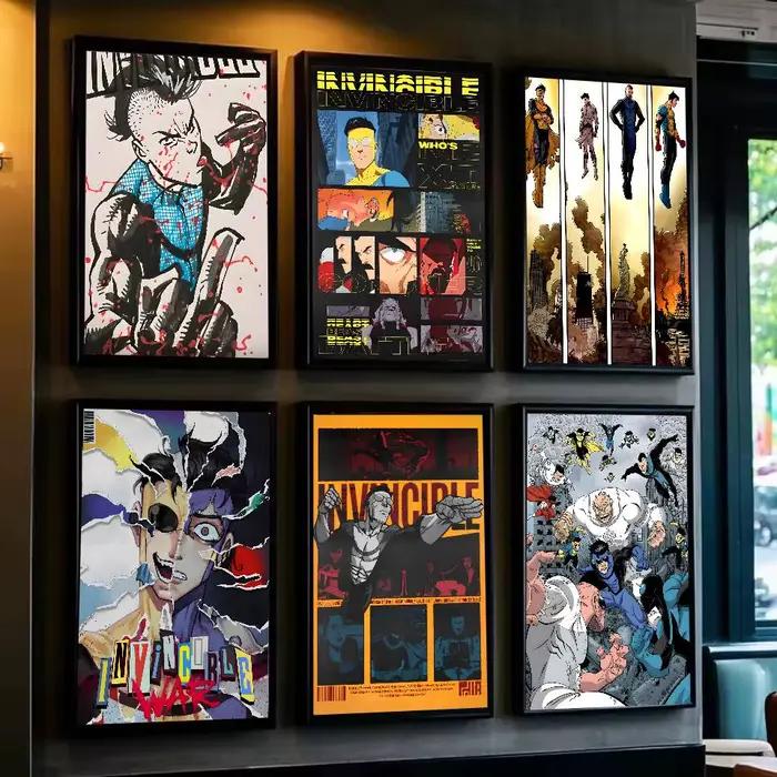 Affiche d'images de dessins animés I-InvincibleS