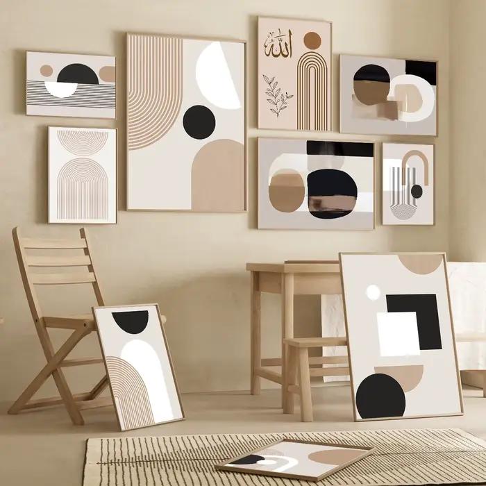1 Peinture sur toile de style bohème