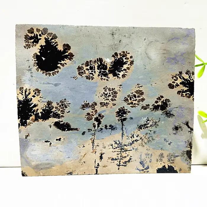 Tranche de peinture de paysage en pierre naturelle