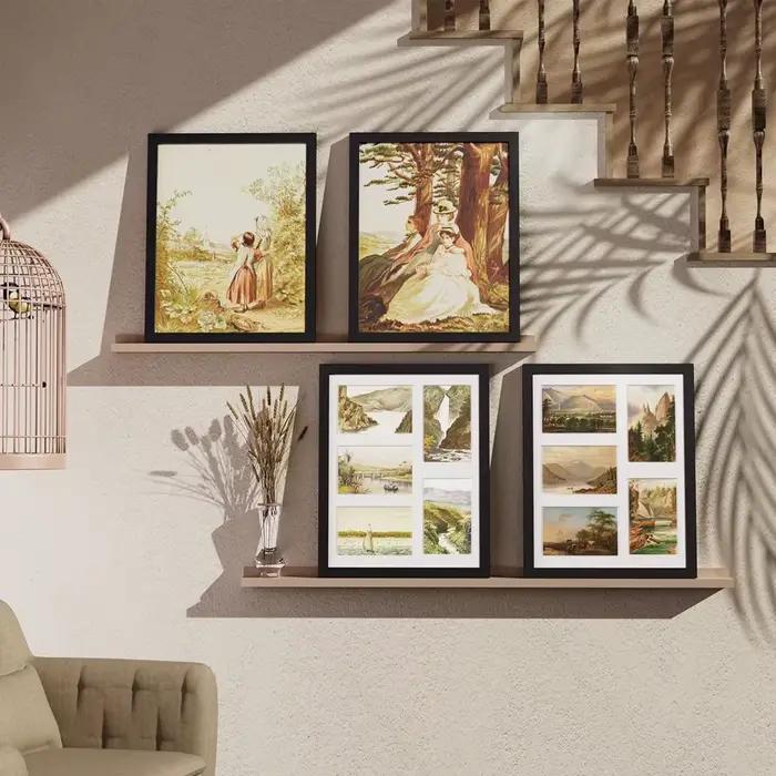 Cadre de Collage de 5 photos pour Couples