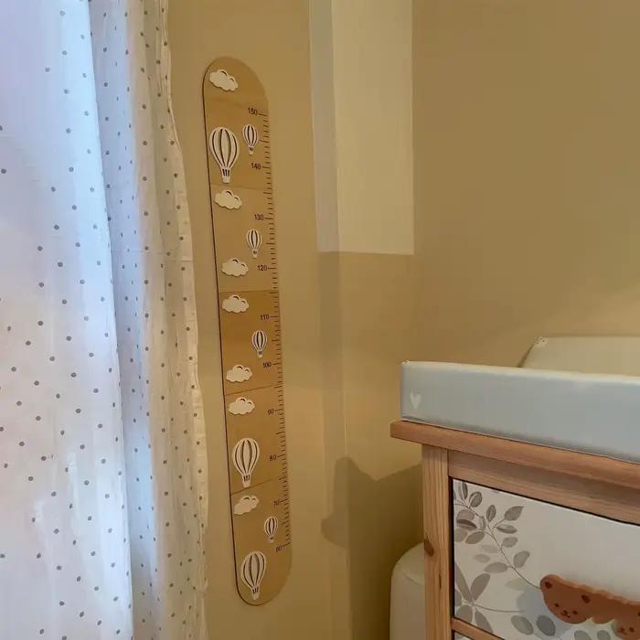 Tableau de croissance en bois pour mur - Tableau de taille pour enfants