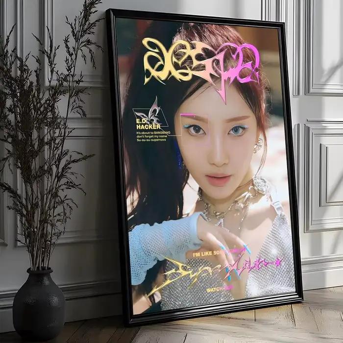 Affiche de musique pop coréenne A-Aespa