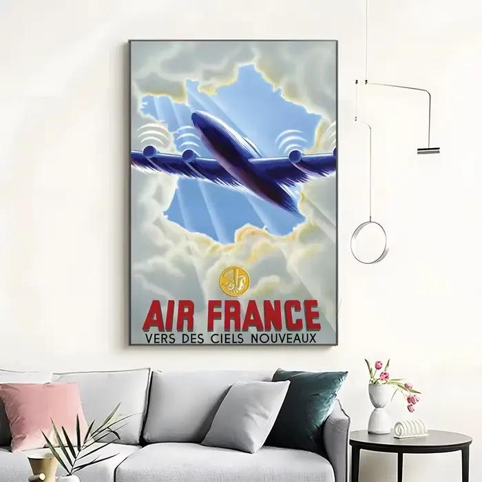 Affiche de voyage vintage Air France