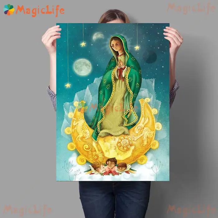 Art Mural du jour de Notre Dame à Guadalupe au mexique