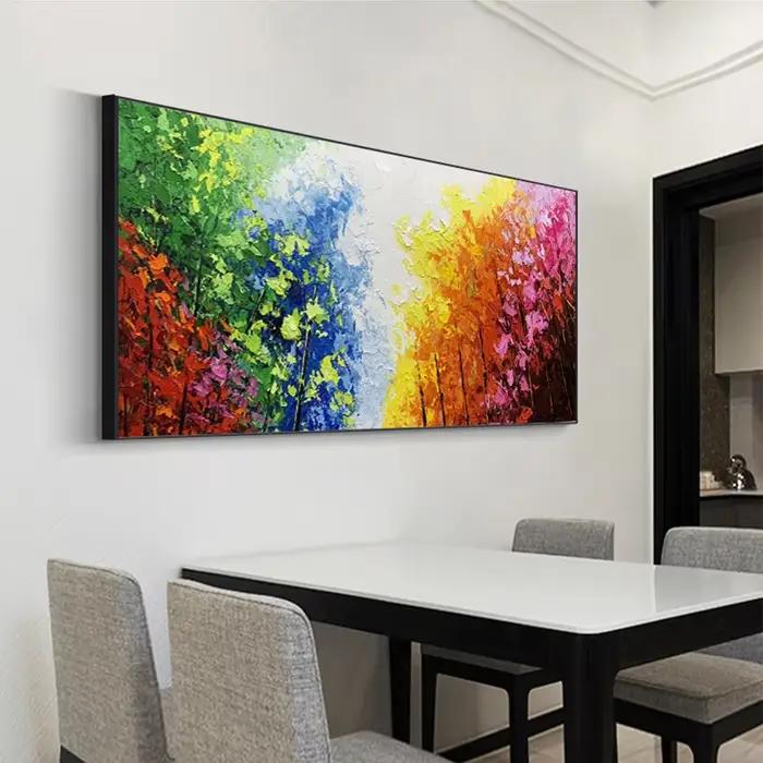 Grande peinture sur toile d'art mural moderne