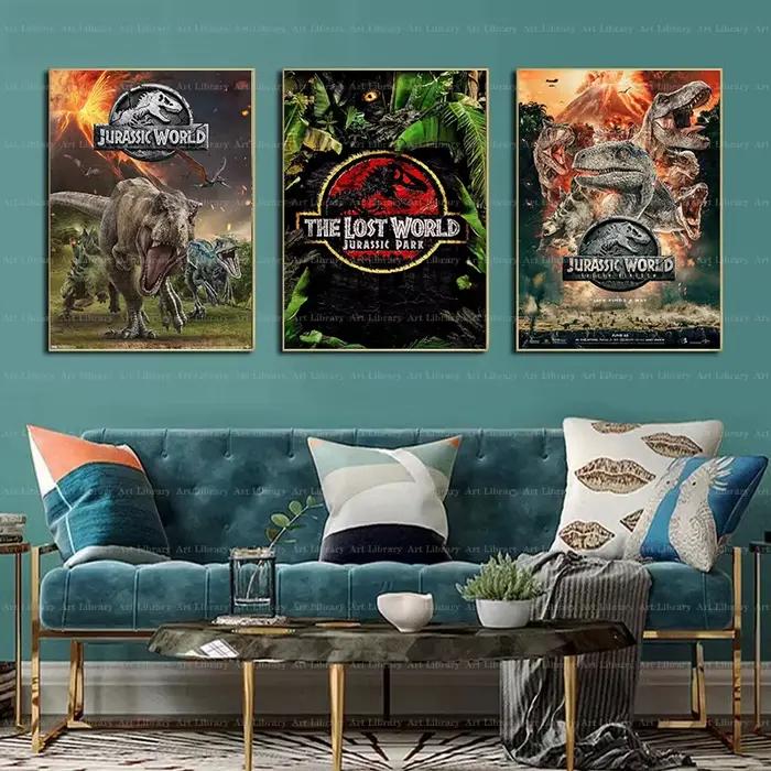 Affiche rétro du film classique 208.assic Park