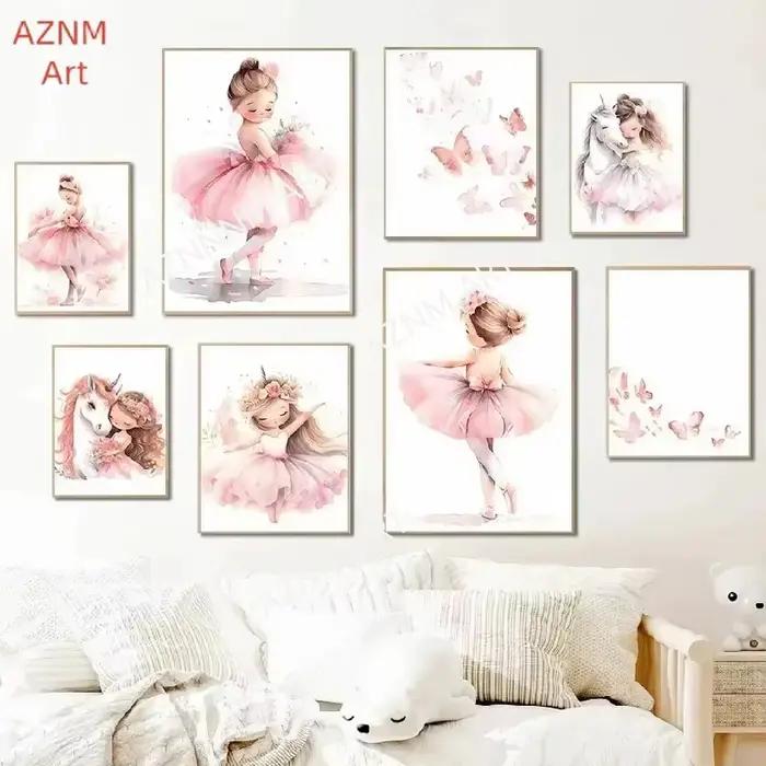 Affiche décorative en toile pour chambre d'enfant
