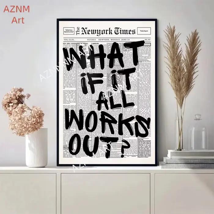 Affiche de journal 1 pièce