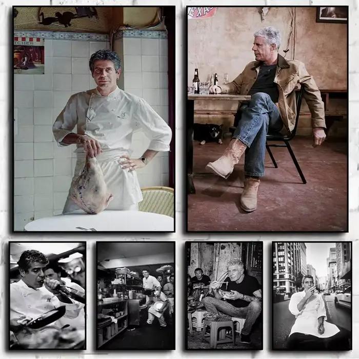Affiche de la série célèbre Chef Anthony Bourdain