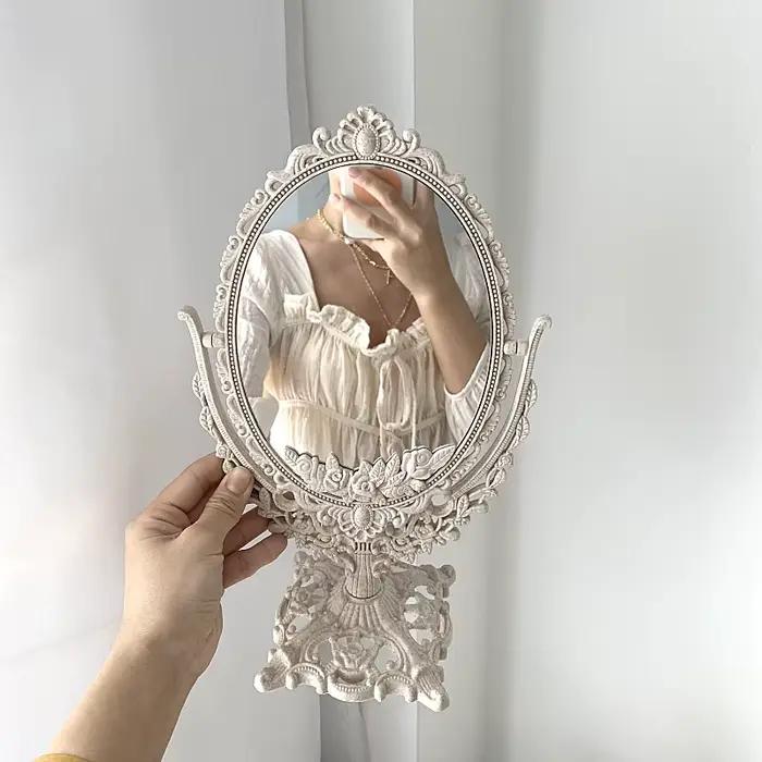 Miroir de conception florale pour la décoration de la maison
