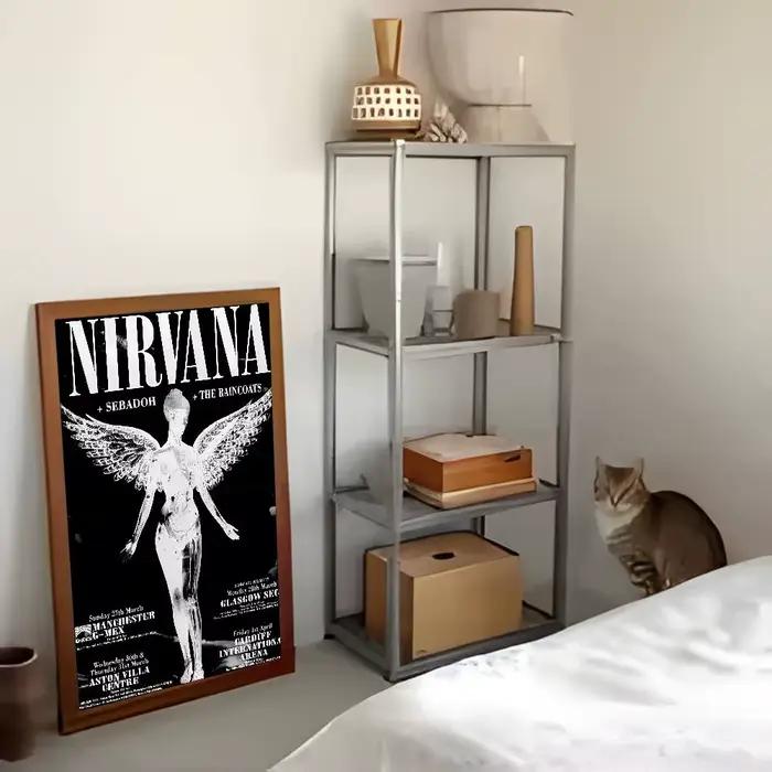 Affiche de groupe de Rock A-N-Nirvana
