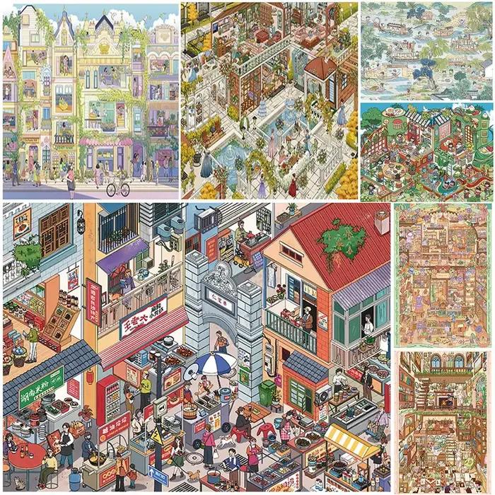Nouvelles autocollantes décoratives 3D grand format imperméables pour peinture à l'huile DIY
