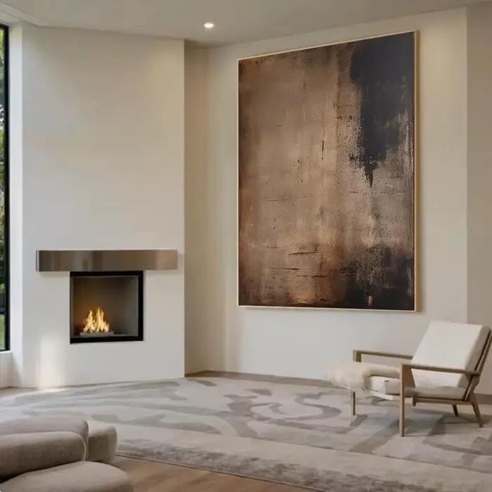 Peinture à l'huile abstraite 100% faite à la main