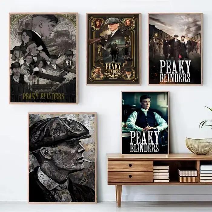 Affiche en papier imprimé Tommy Shelby Peaky Blinders