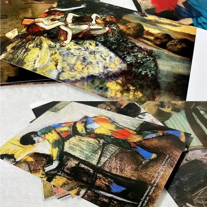 30 pièces/ensemble Edgar Degas peinture à l'huile carte postale-danseur de Ballet classique français