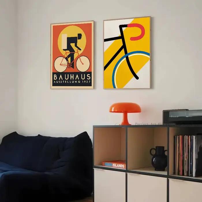 Affiche de vélo Bauhaus