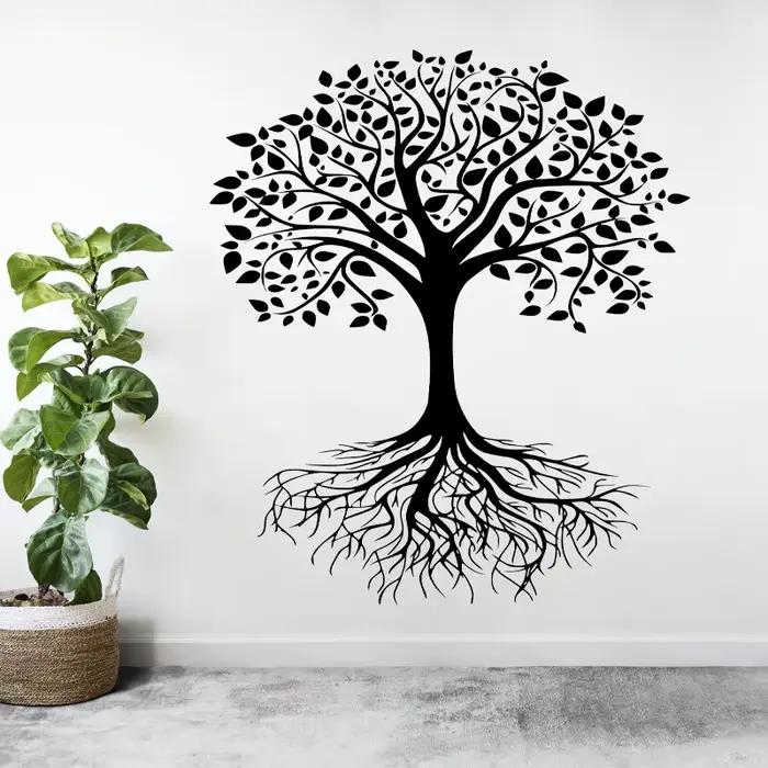 Autocollant mural arbre de vie en vinyle