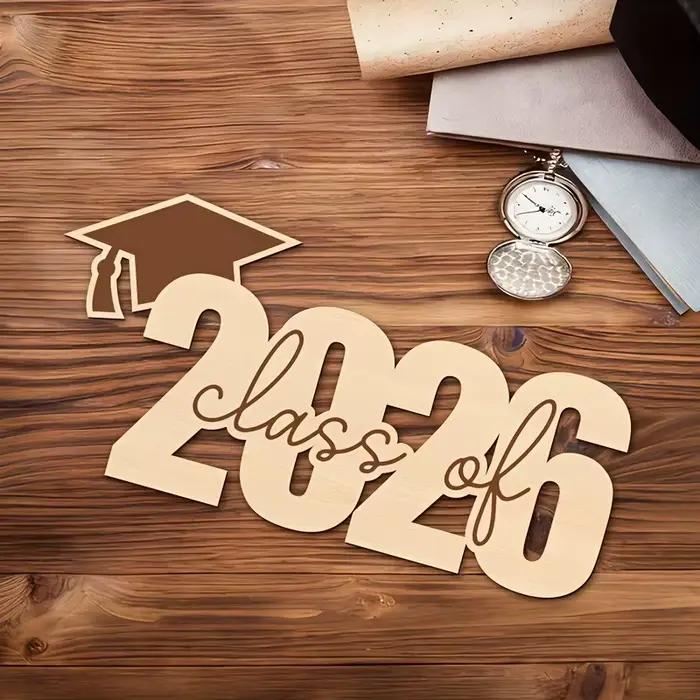 Tableau d'affichage en bois en forme de classe 2026 2026