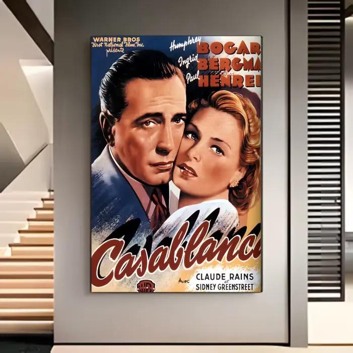 Affiche de film classique Casablanca
