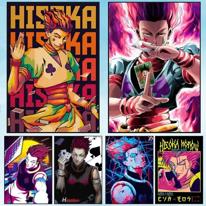 Hunter X Hunter Hisoka – peinture sur toile de calligraphie