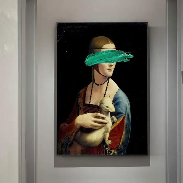 Toile à l'huile européenne classique pour femmes